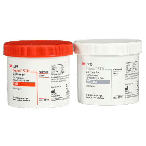 3M™ Express™ STD Putty VPS Impression Material – regular setting (red) Refill, 7312